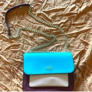 NWOT. Kate Spade crossbody bag. Multi colored